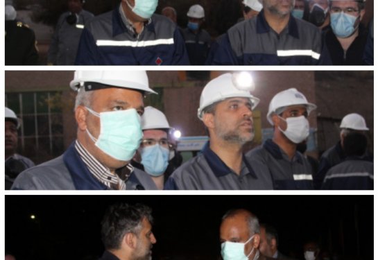 حضور میدانی مدیر عامل صندوق فولاد در جمع کارگران ذغالی استان